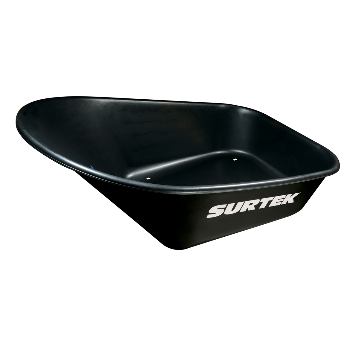Concha plástica para carretilla sin chumacera 6 Ft3, negra