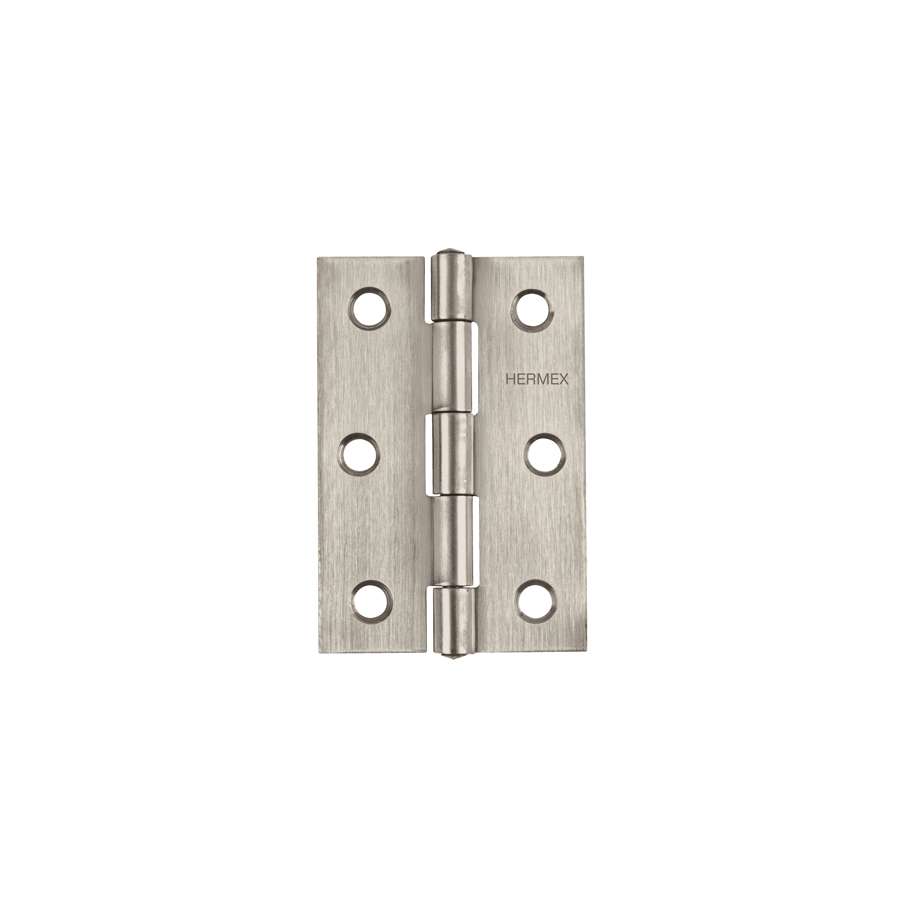 Bisagra rectangular 3 x 2', acero inoxidable, HERMEX
