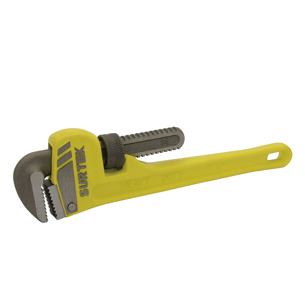 Llave Stillson de hierro maleable de 14", uso profesional