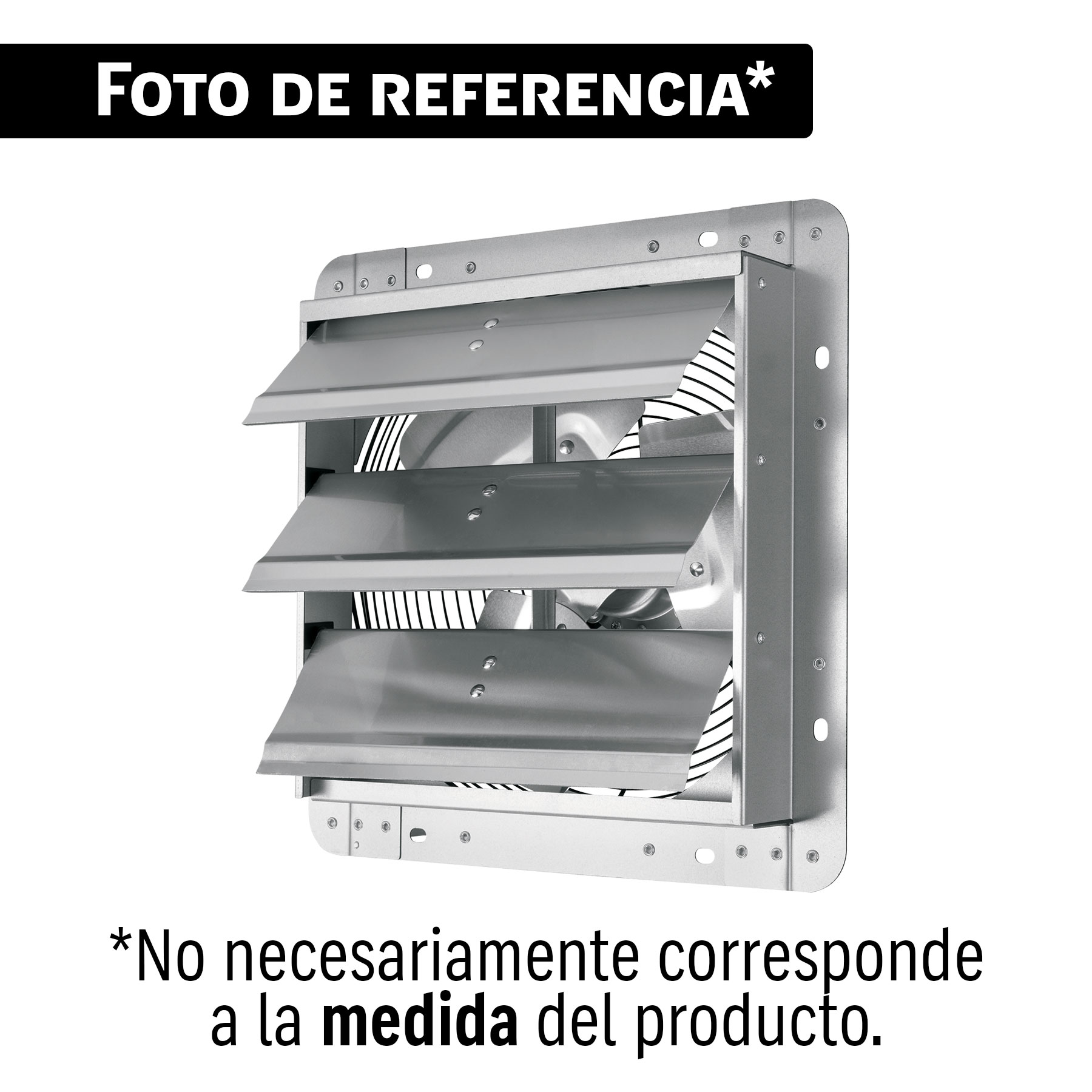 Extractor de aire de 10', metálico, VOLTECK