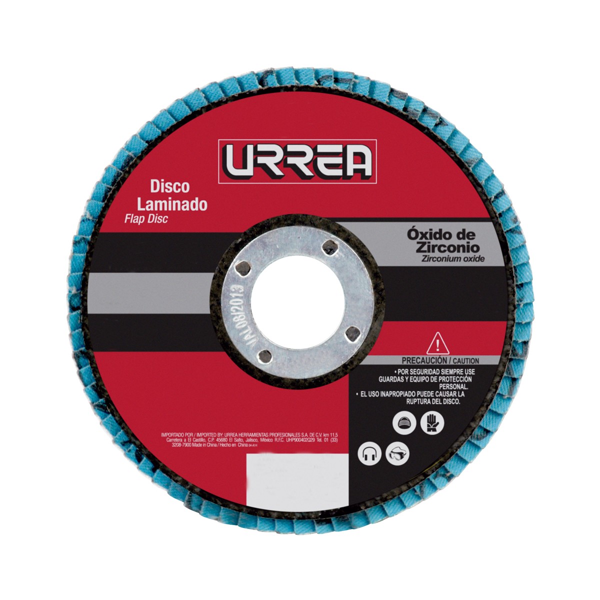 Disco laminado tipo 29 grano 120, 4-1/2"