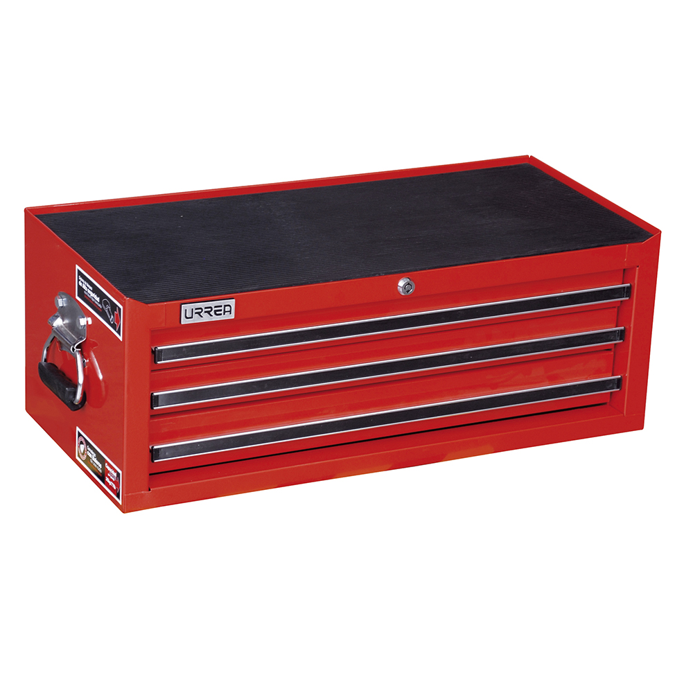 Gabinete intermedio 3 gavetas color rojo serie X 27"