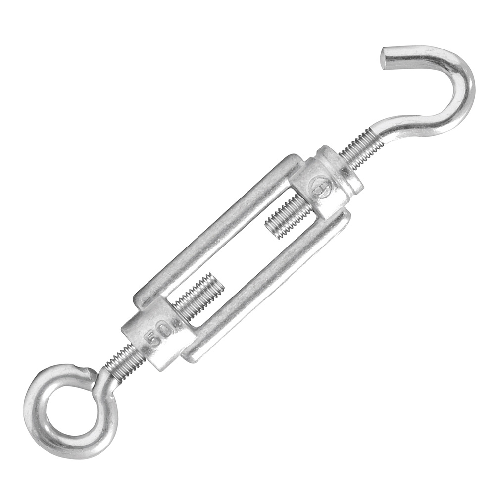 Tensor zinc gancho-argolla 1/4"