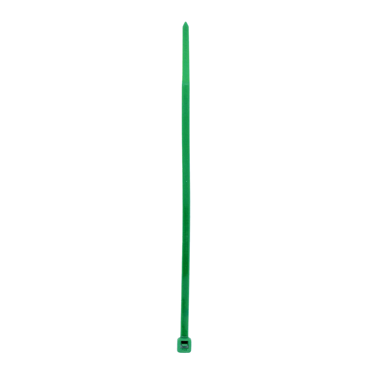 Cinchos plásticos 300 x 4.6 mm, tensión 22 kg de 50 piezas, color verde