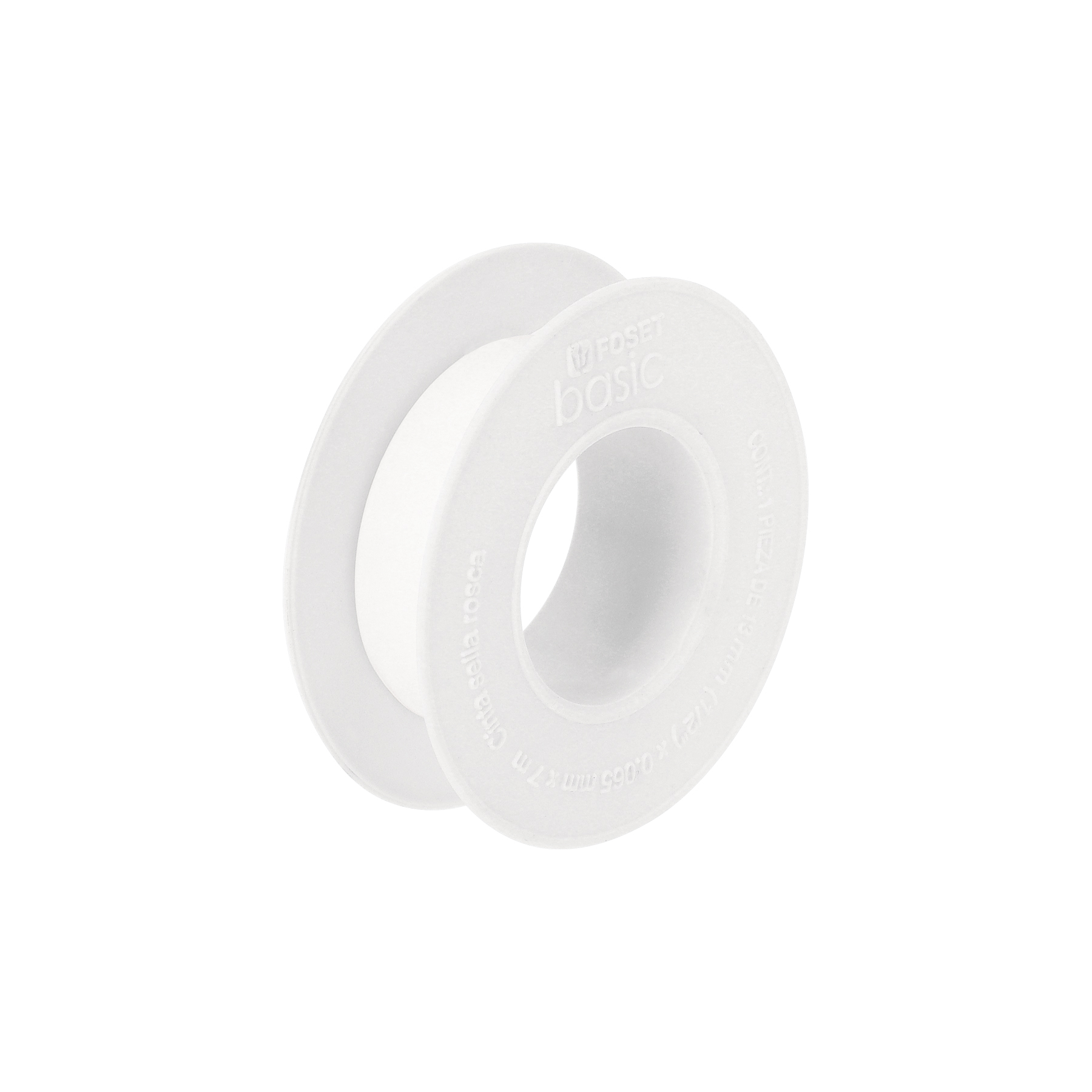 Cinta sella roscas 1/2' x 7m, uso general, FOSET BASIC