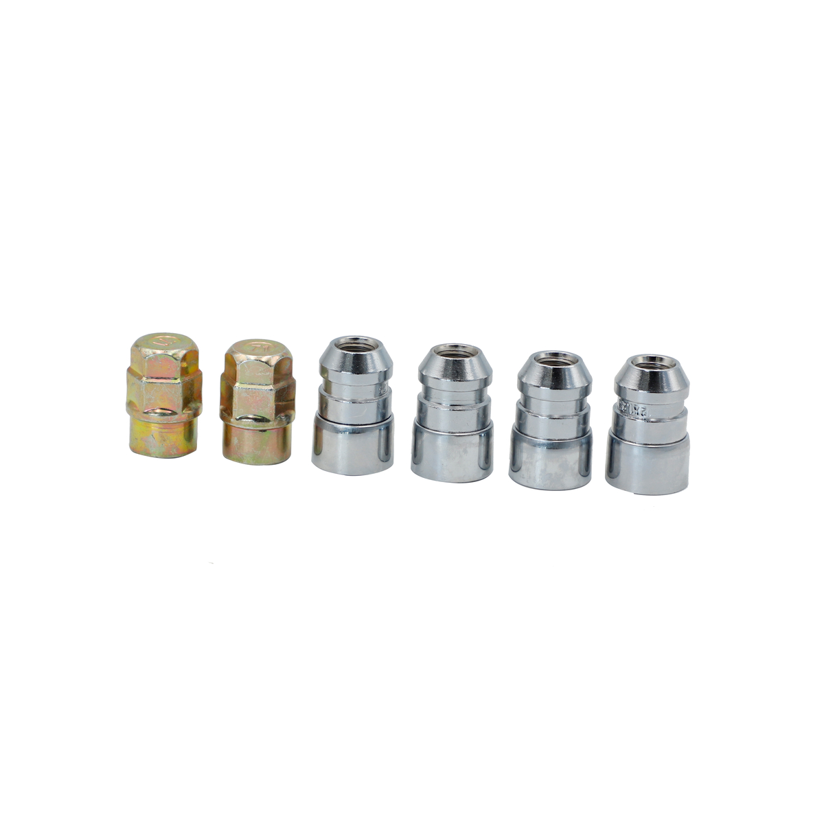 Juego de tuercas de seguridad para rin, 6 piezas, 12mm x 1.25"