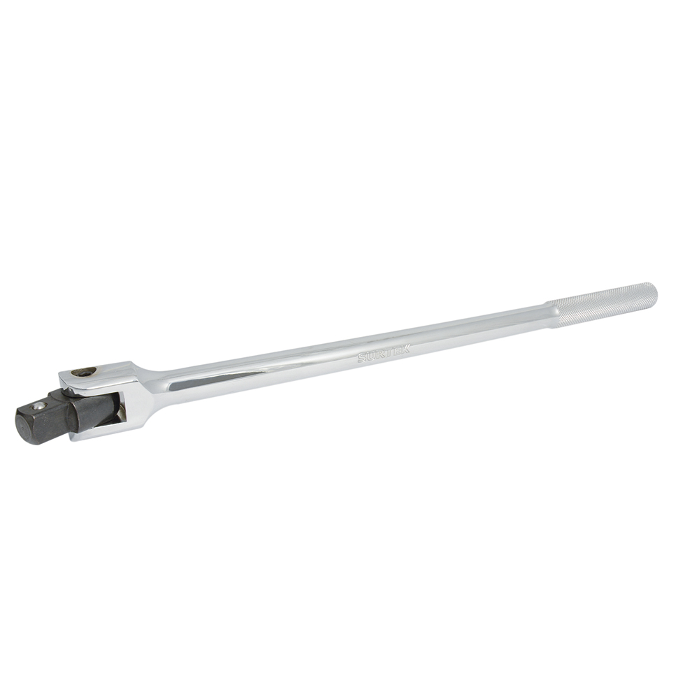 Mango articulado cromado para dado cuadro de 3/4", 20"
