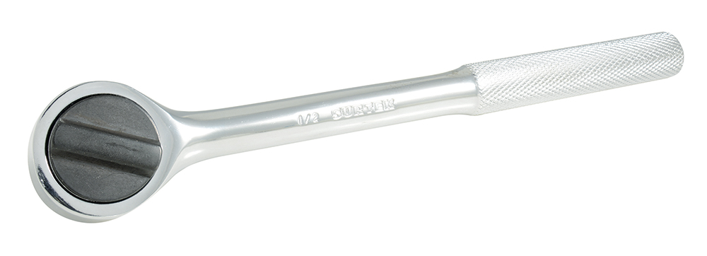 Matraca reversible cabeza redonda, para dado cuadro de 1/2"