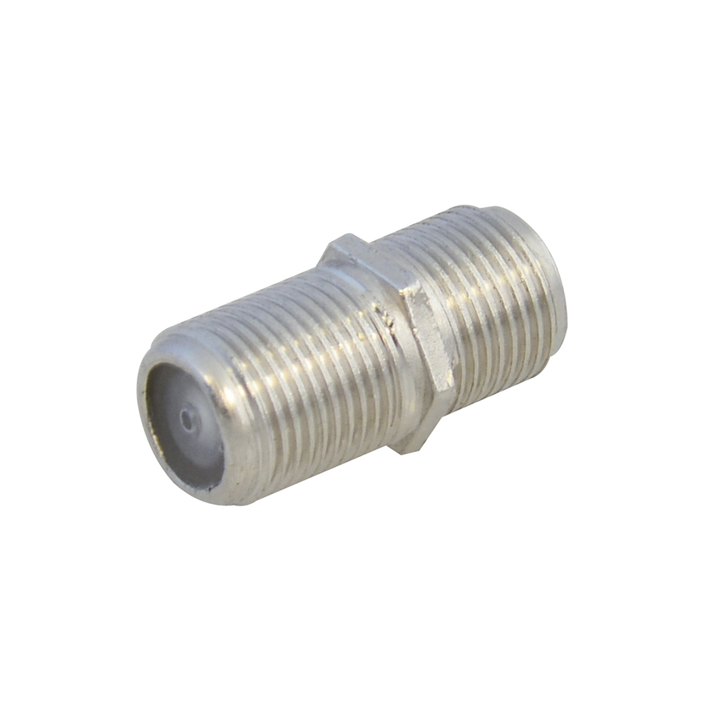 Cople para cable coaxial RG6 tipo barril, 4 piezas