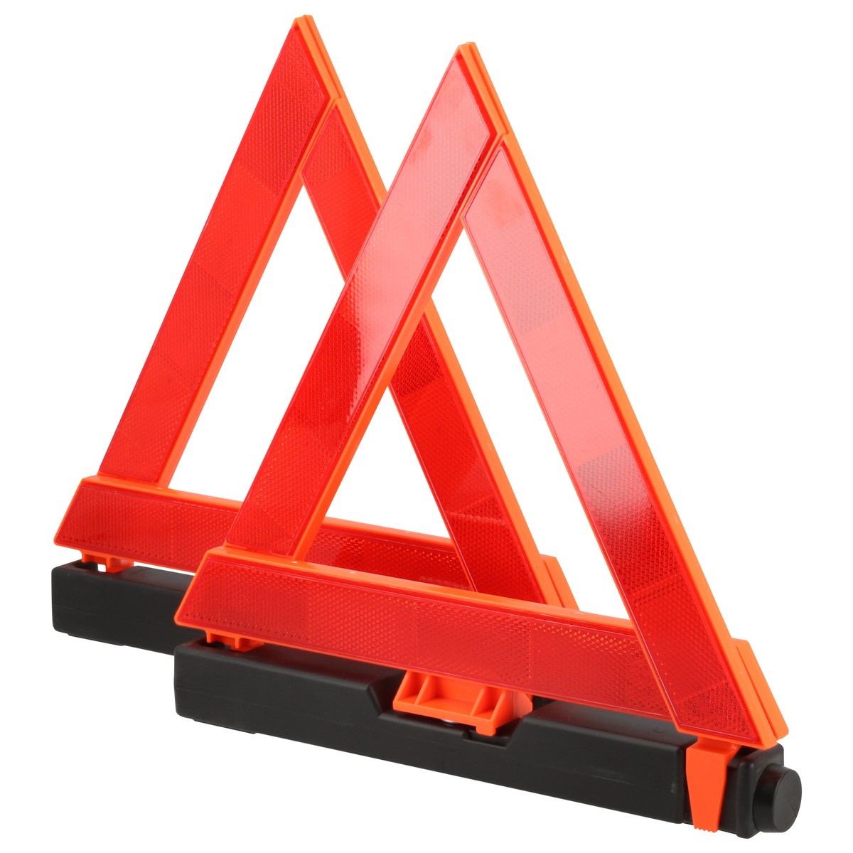 Triangulo reflejante de emergencia con base con arena, 11-1/2", 2 piezas