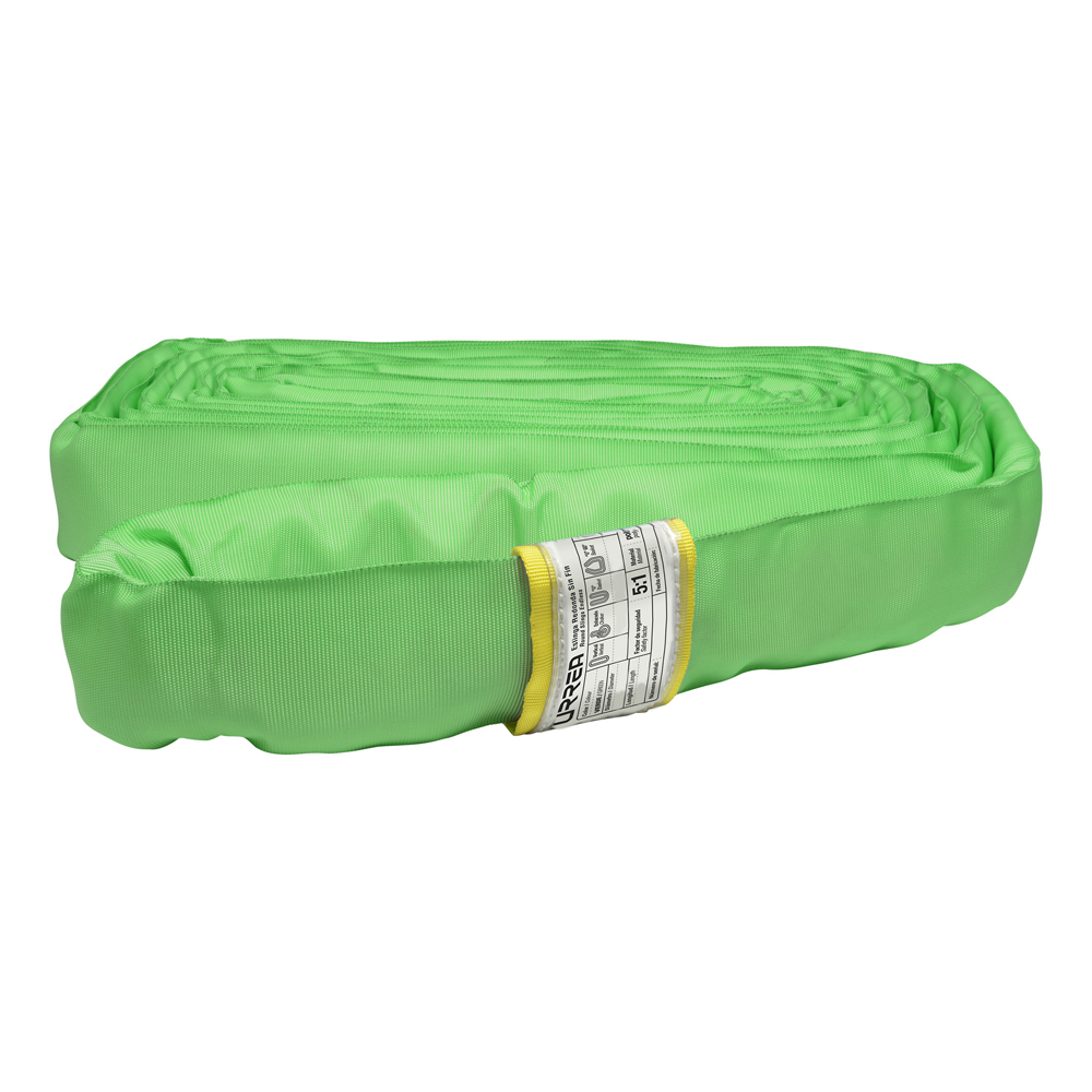 Eslinga de poliéster redonda sin fin verde 3 m, 2 ton