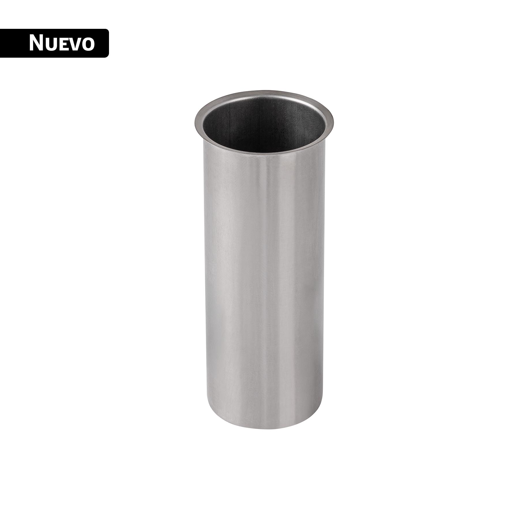 Casquillo de acero inoxidable para contracanasta,10cm,1-1/2'