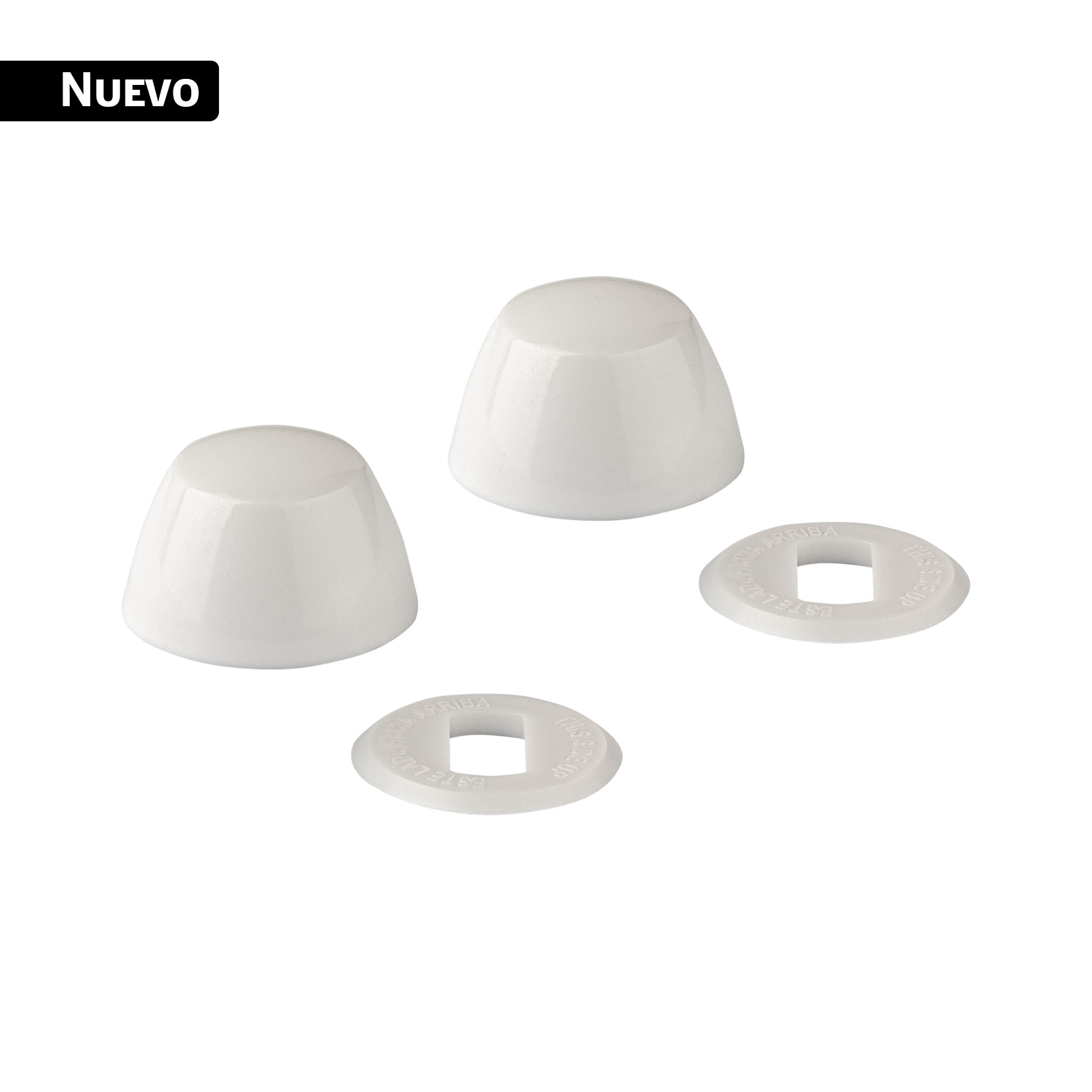 Bolsa con 2 cubrepijas blancas para WC, FOSET