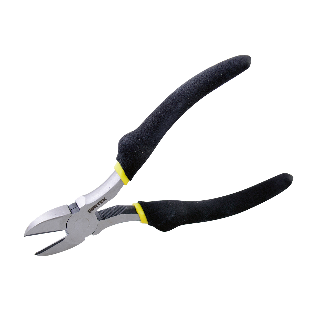 Pinza para electricista con mango rubber grip corte diagonal de 7"