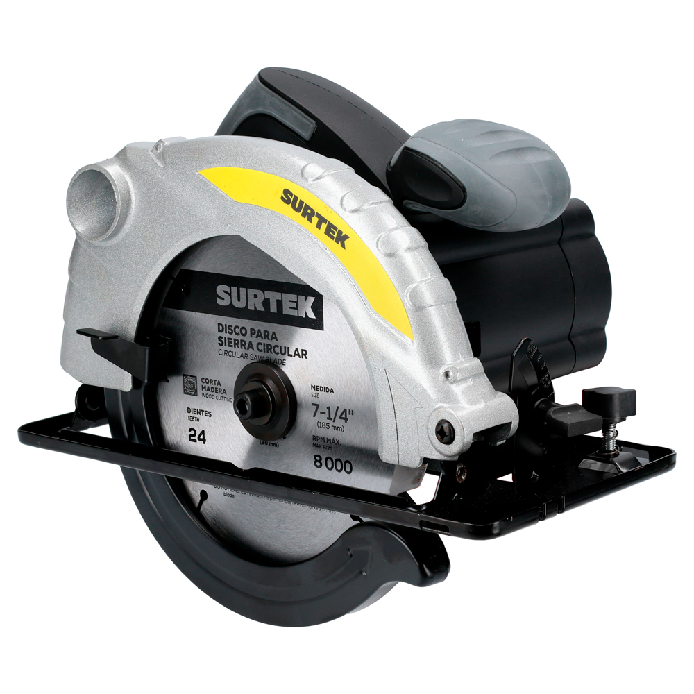 Sierra circular 7-1/4", 1200 W, 120 V, 4500 RPM