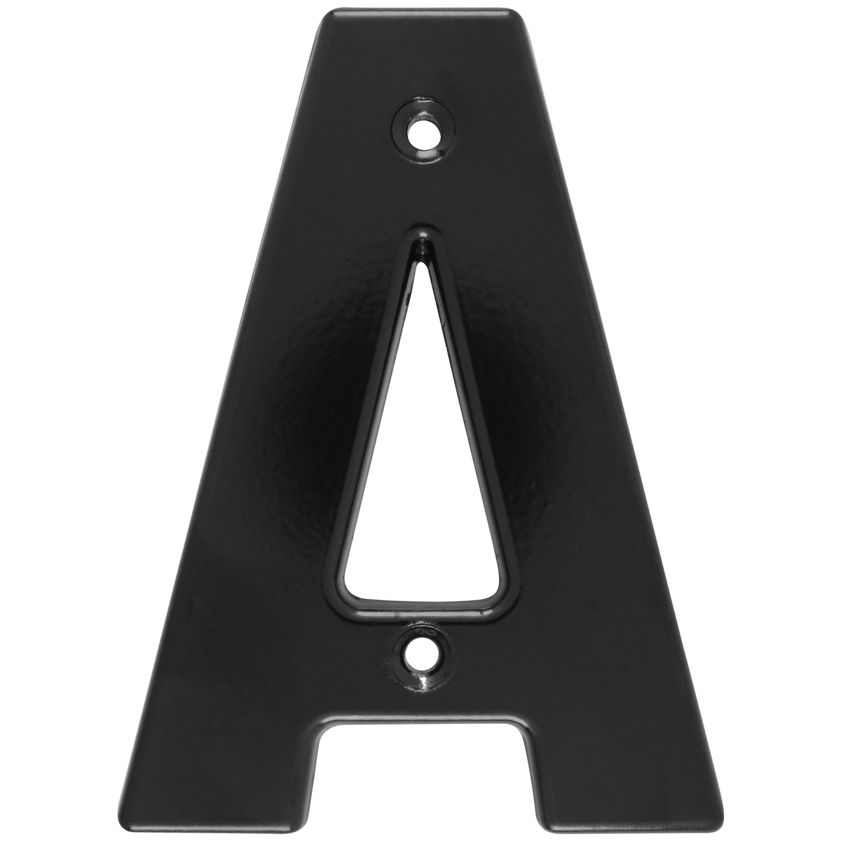 Letra A bold 4" negro
