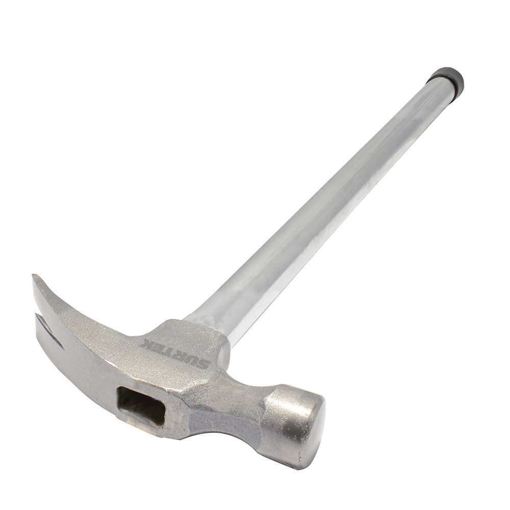 Martillo de uña recta con mango largo tubular 20", 20 oz