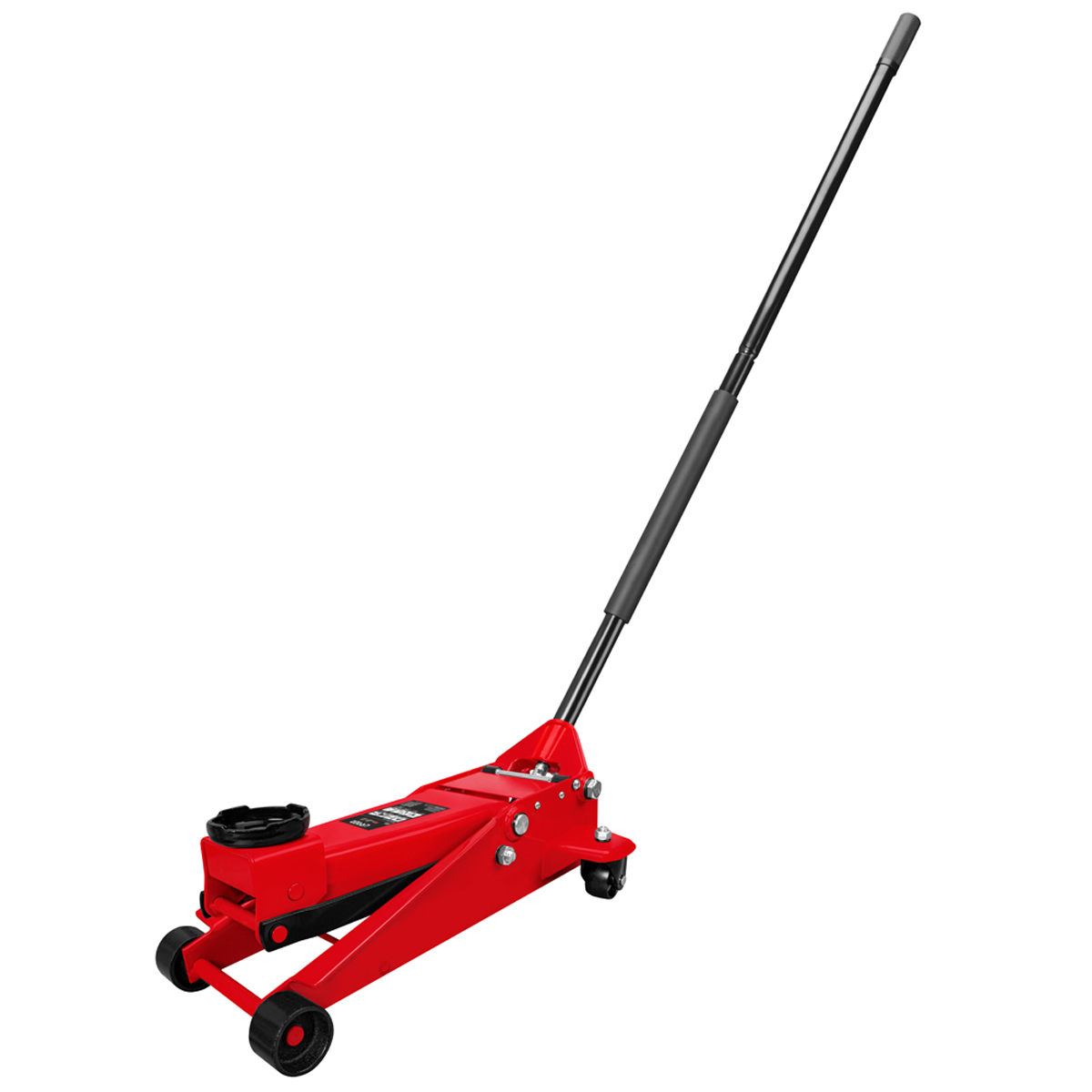Gato hidráulico de patín compacto, altura máxima 13 cm, 3 ton