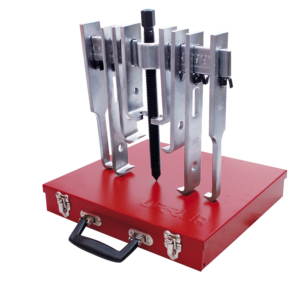 Extractor quijada recta tipo "A" 6 ton, 15 piezas en caja metálica