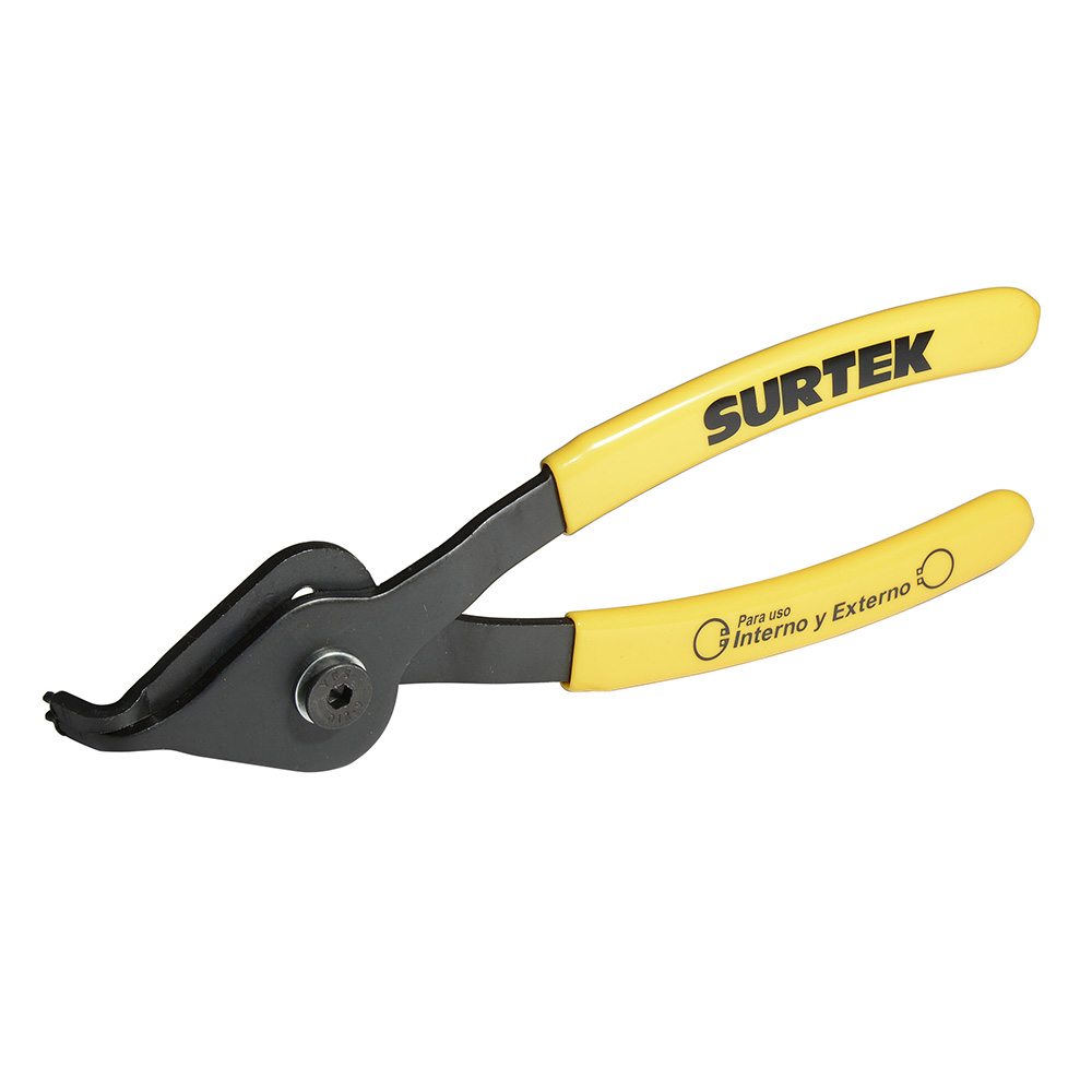Pinza para anillos de retención convertibles .072 ángulo de 180°