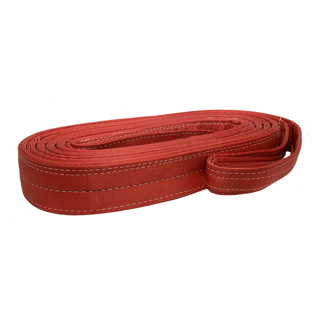 Eslinga de poliéster plana tipo ojo-ojo reforzada 1" x 1m, 2 capas