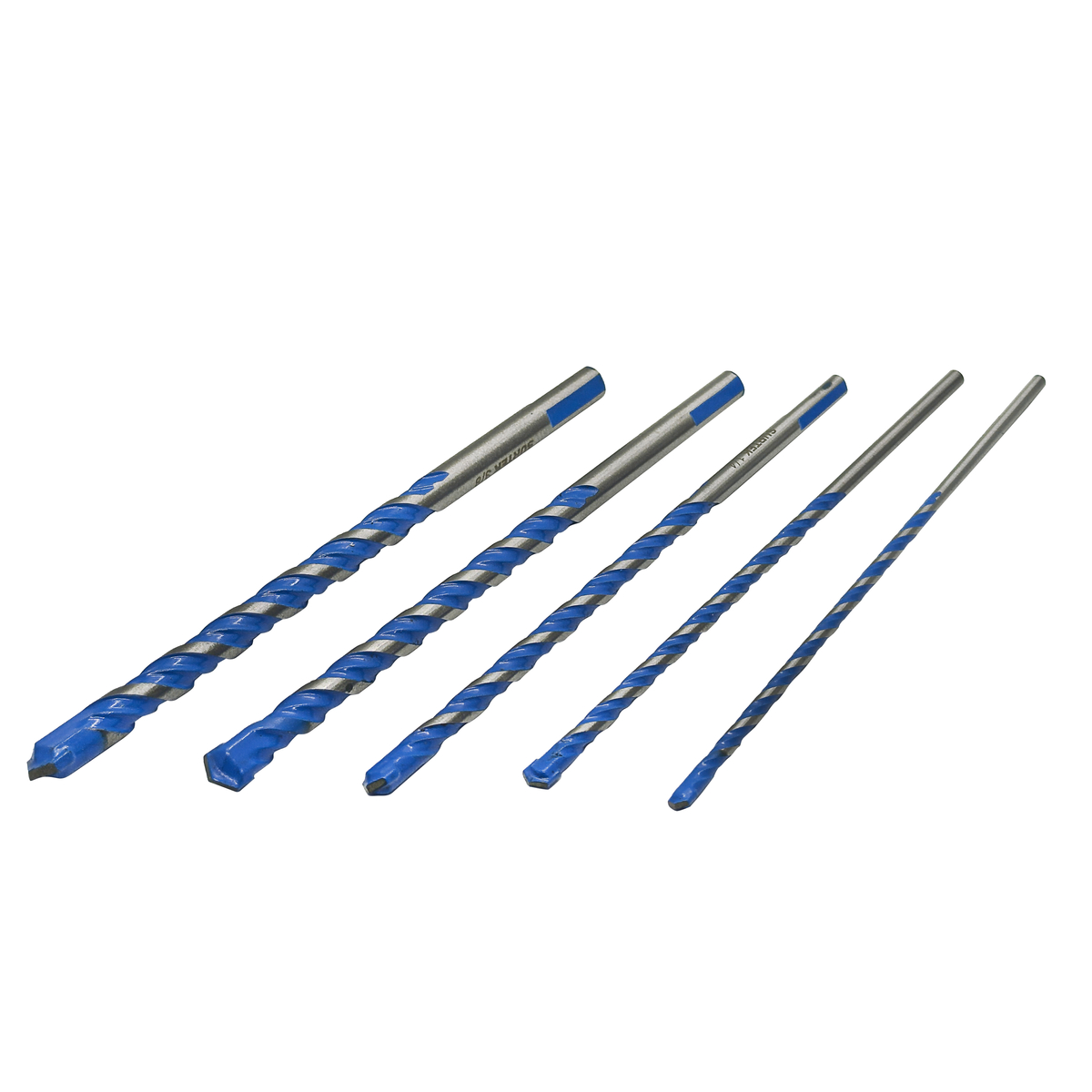 Juego de brocas de acero multimaterial zanco 3 planos, 5 piezas