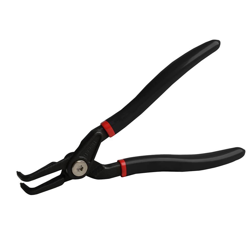 Pinza para anillos de retención con mango de vinil forjadas tipo externo ángulo de 9°