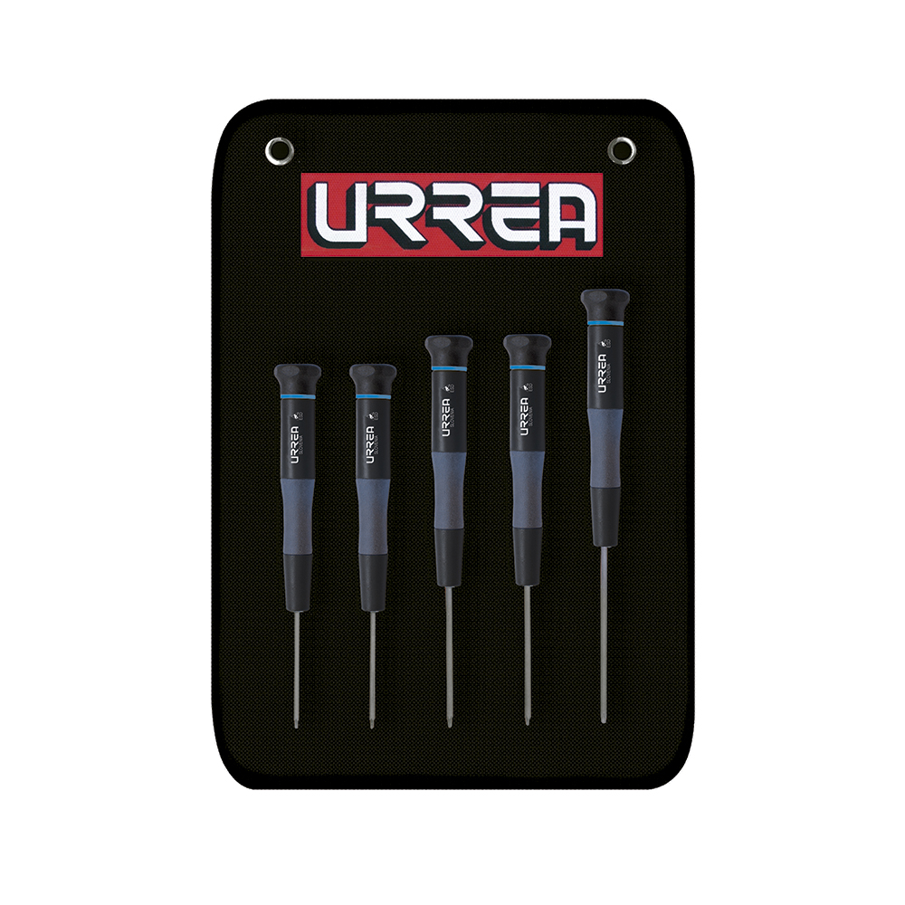 Juego de destornilladores de precisión ESD anti-estáticos punta Torx, 5 pz en estuche