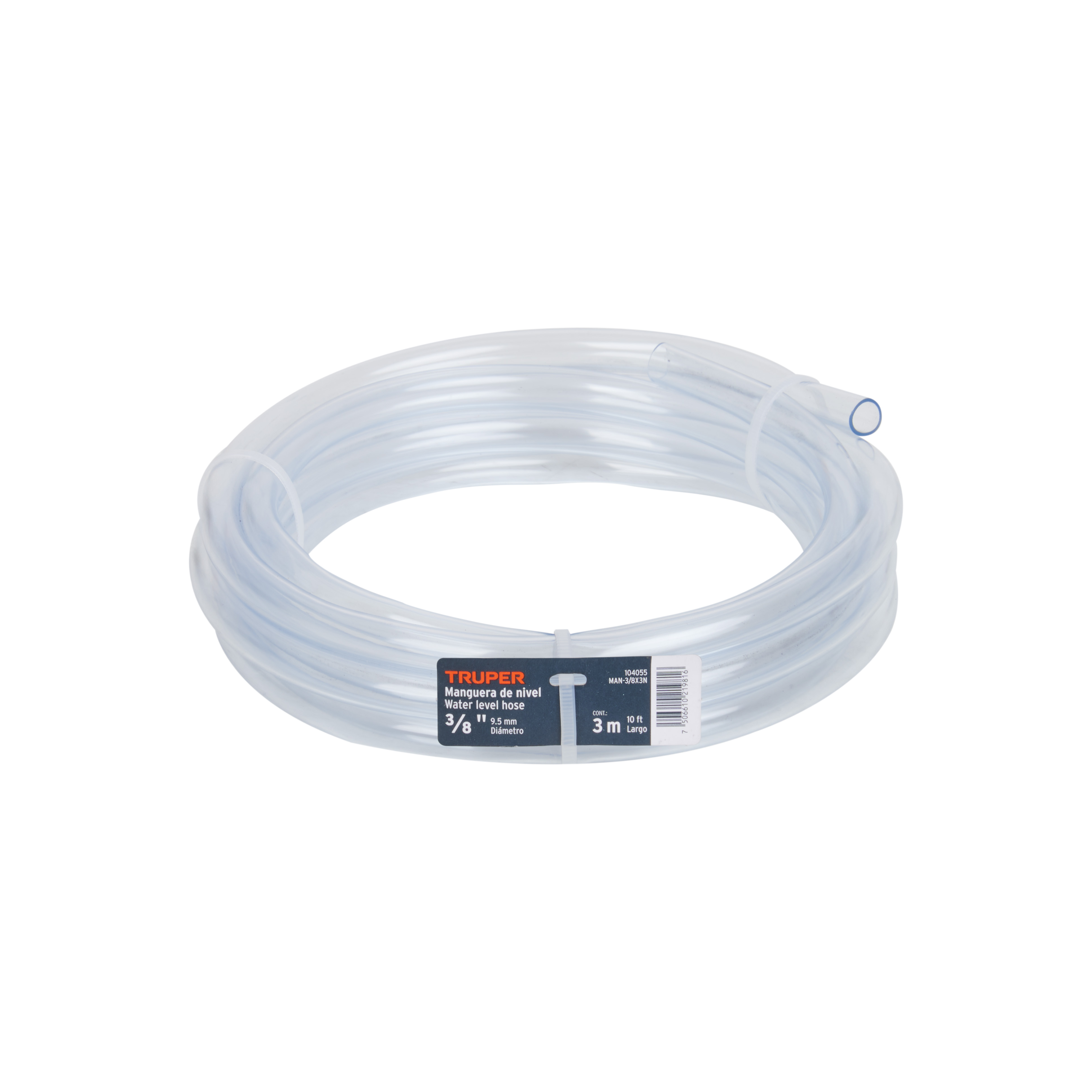 Manguera de Nivel, 3/8', rollo de 3m, TRUPER