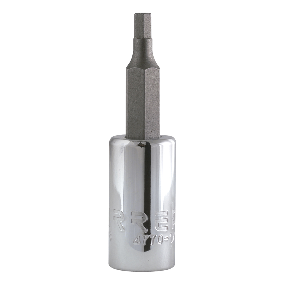 Dado con punta hexagonal cuadro de 1/4", en pulgadas, 1/8"