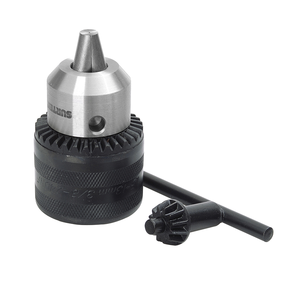 Broquero para rotomartillos con llave 1/2", rosca 3/8" - 24NF