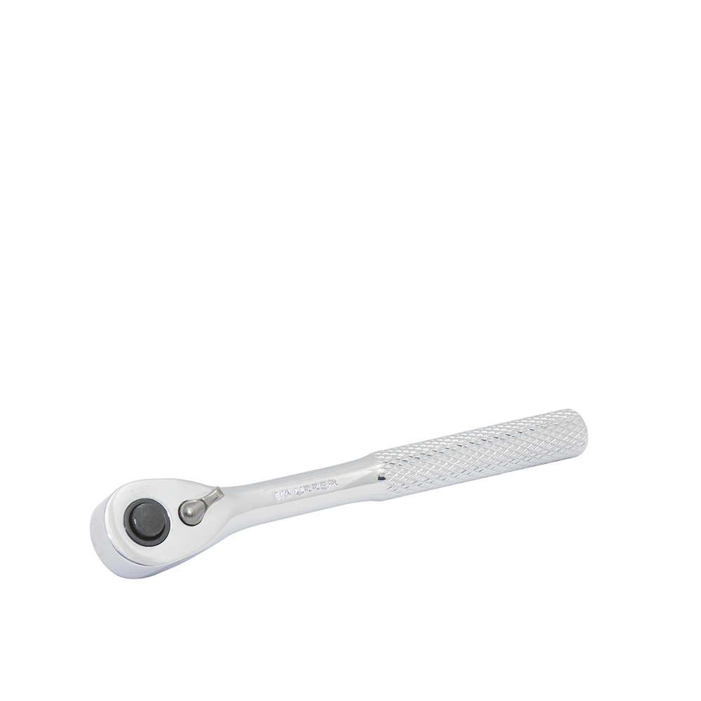 Matraca reversible cromada, quick release, para dado cuadro de 1/4", 5"