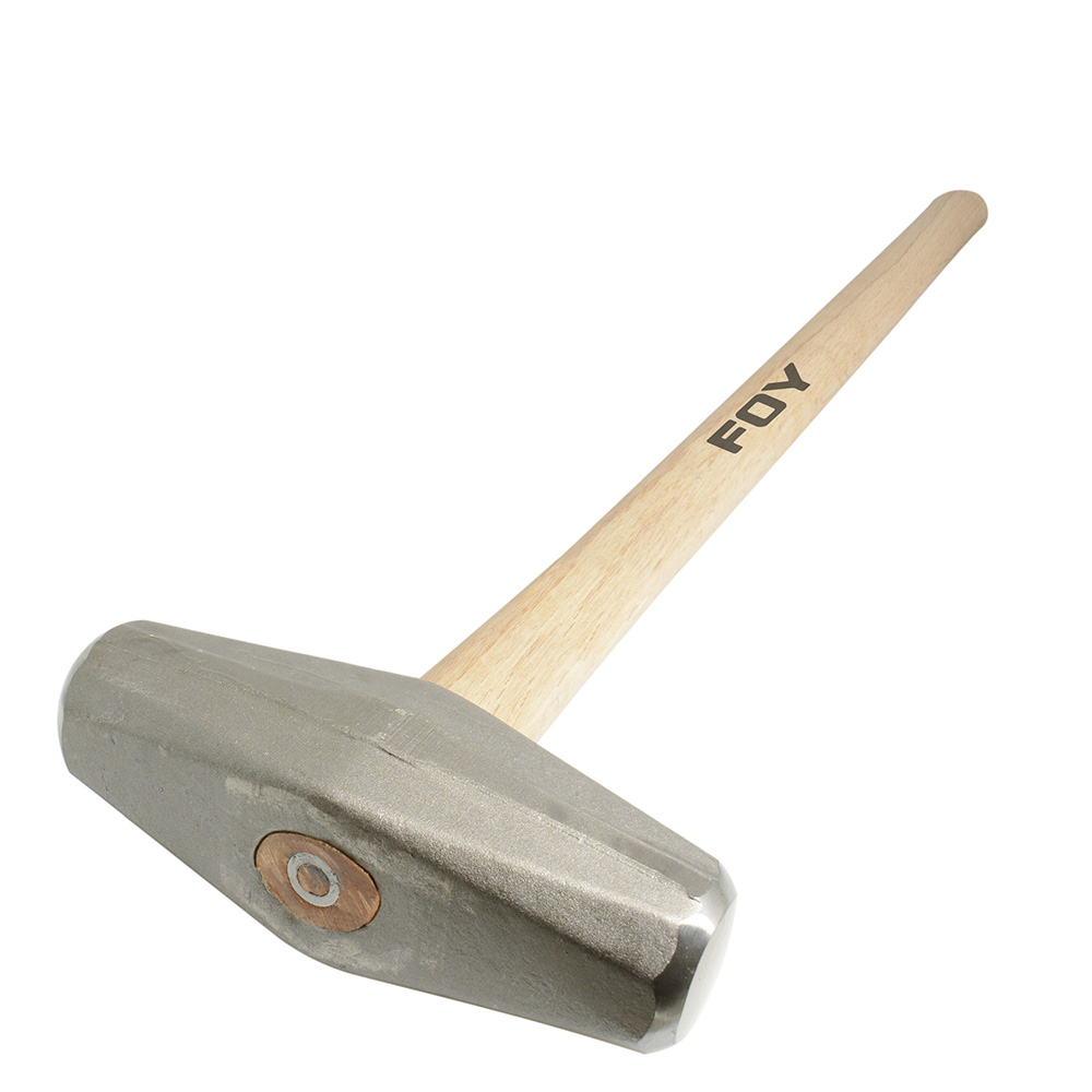 Marro tipo barril con mango largo de madera 36", 12 lb
