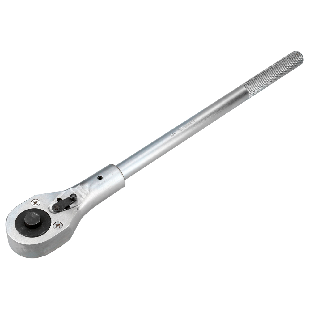 Matraca reversible cromada, quick release, para dado cuadro de 3/4"