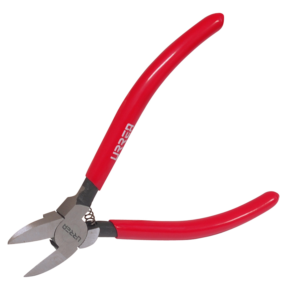 Pinza corte al ras para plástico y materiales no ferroso con mango rubber grip 5"