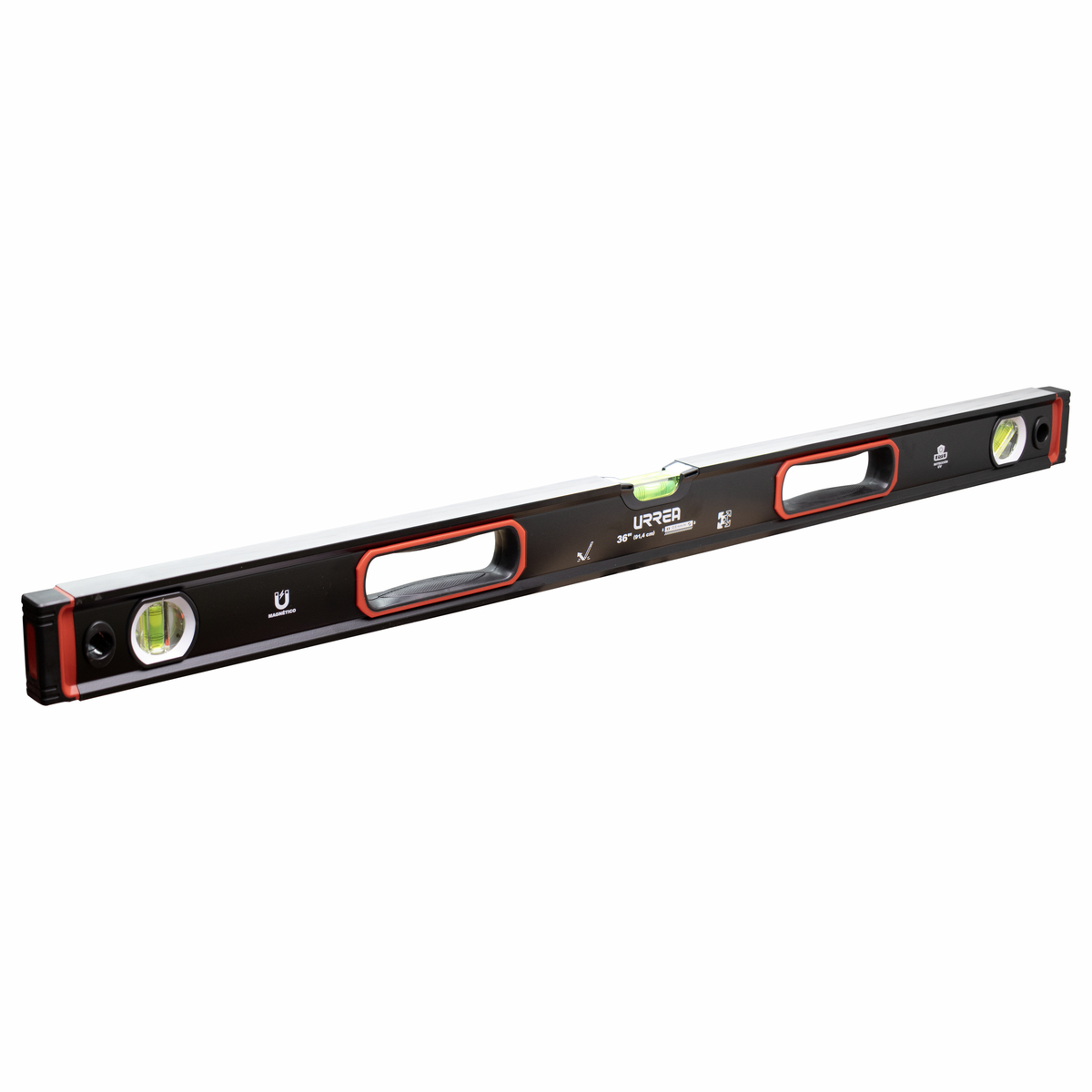 Nivel anti-impacto magnético de aluminio 36"