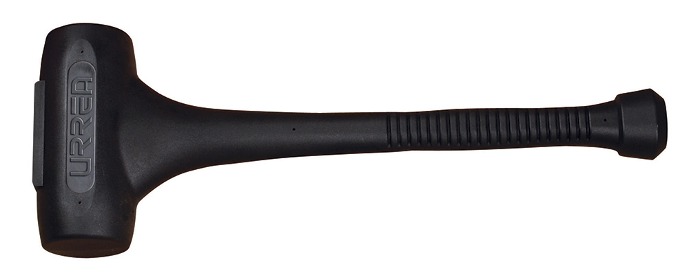 Marro de golpe seco con mango de fibra de vidrio antideslizante 20", 4.6 lb