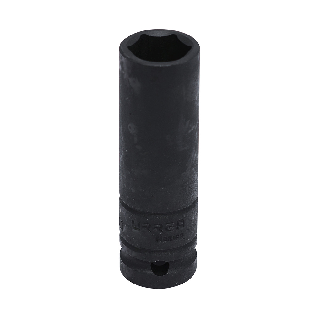 Dado de impacto pared delgada cuadro de 1/2", 6 puntas, métrico, 19 mm