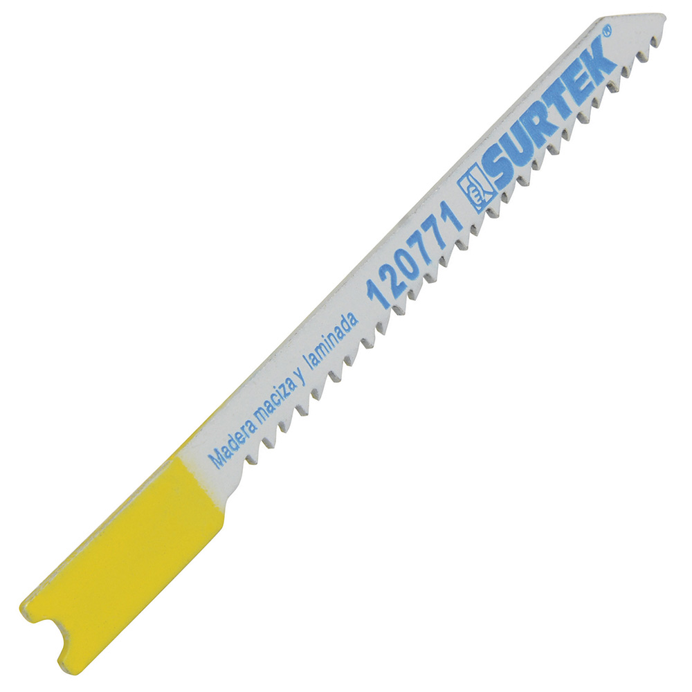 Segueta para sierra caladora zanco tipo U para corte curvo, acabado fino, 70 mm, 14 dpp