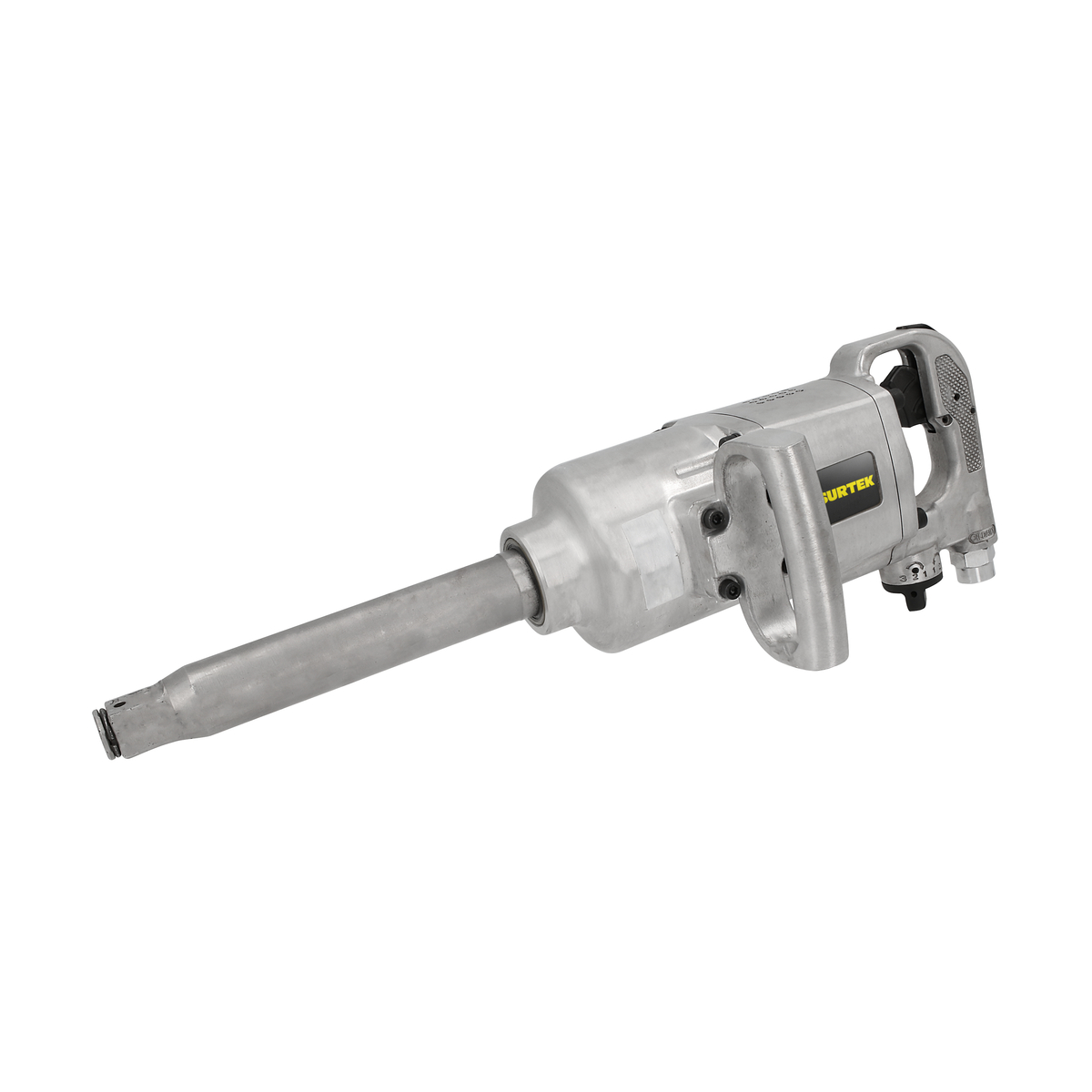 Pistola de impacto neumática cuadro de 1" 1,920 ft-lb con extensión 9" sistema twin hammer