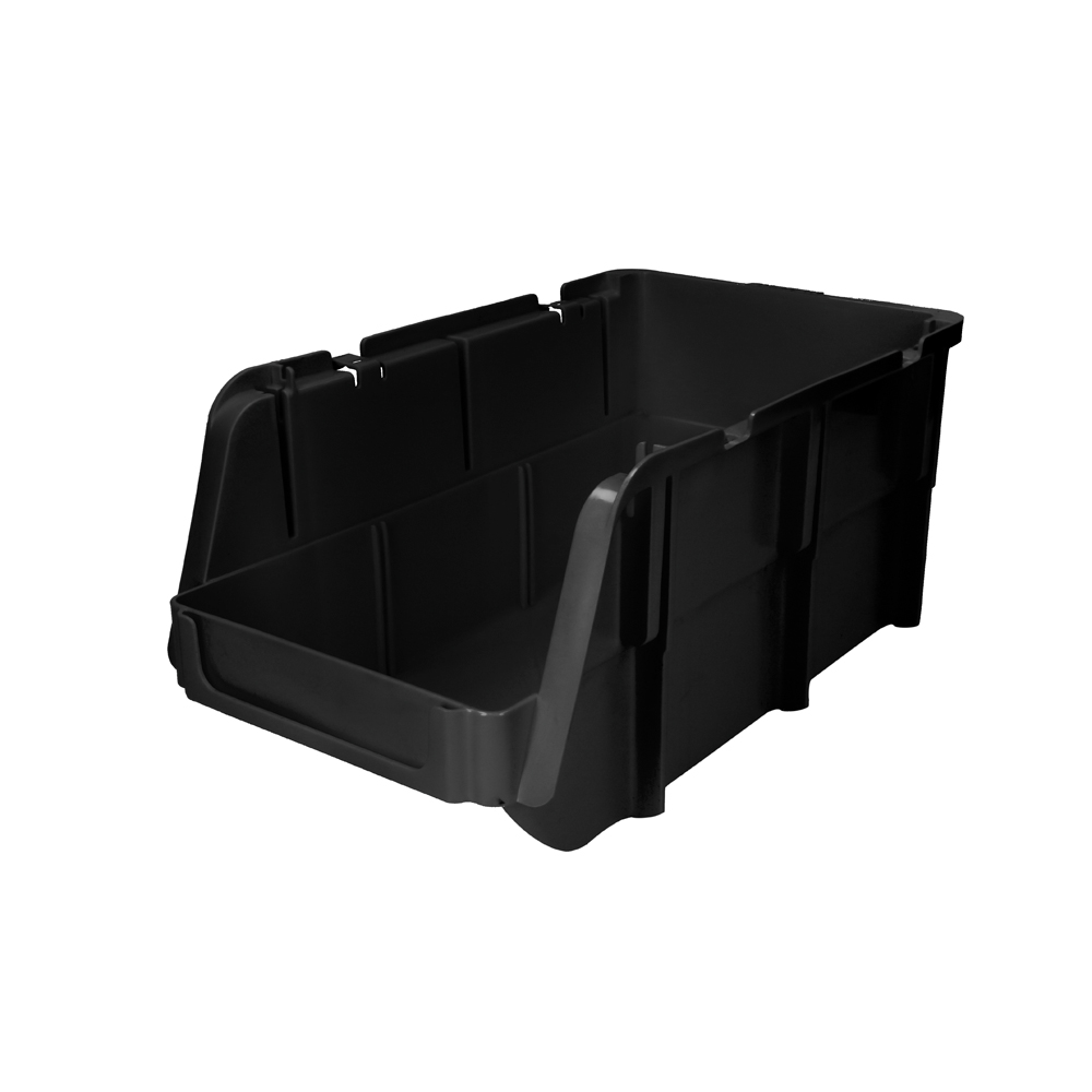 Gaveta plástica pico de pato color negro 7" x 4" x 3"