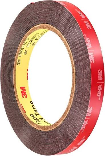 Cinta 3M doble cara de 1/2", precio por metro