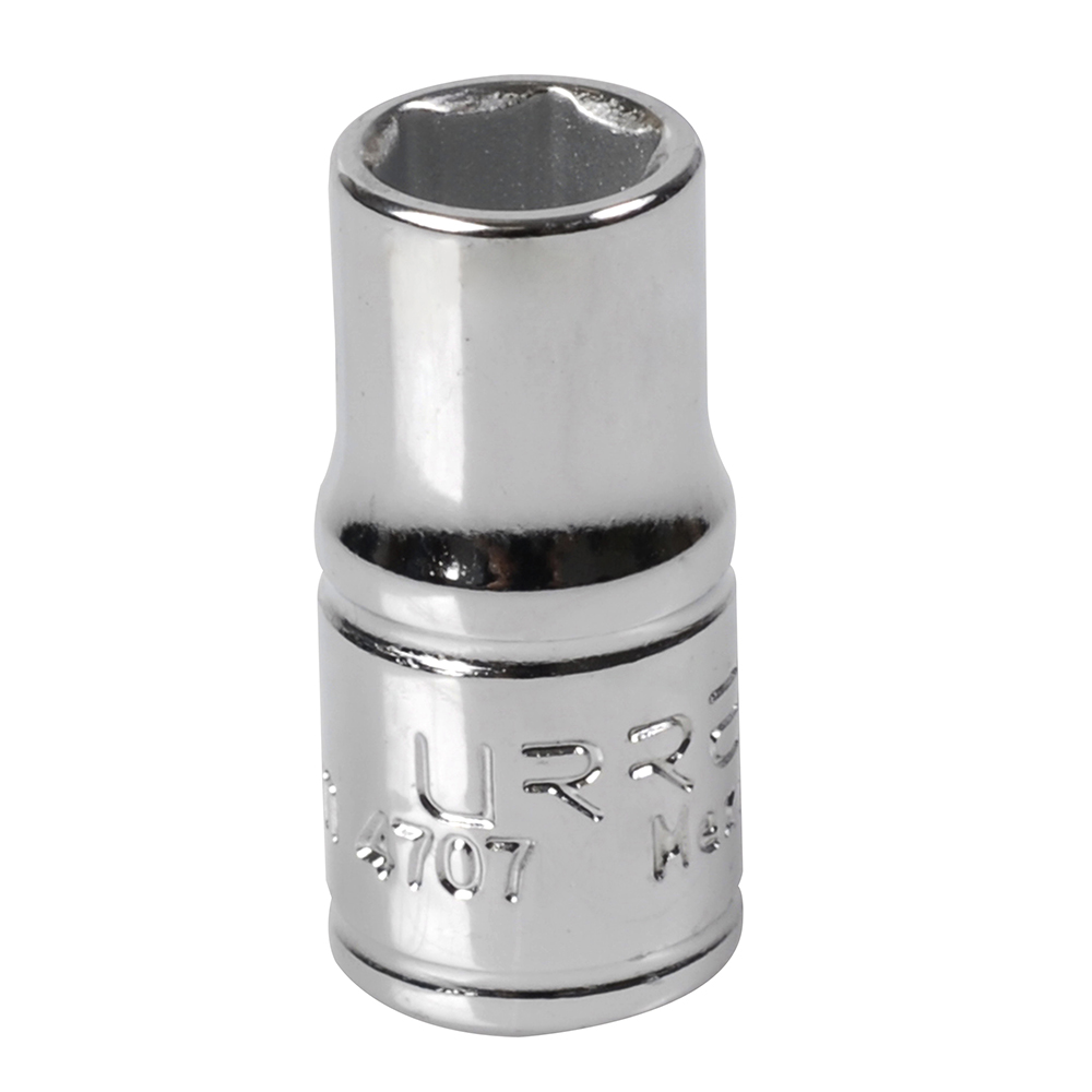 Dado cuadro de 1/4", 6 puntas, en pulgadas, 7/32"