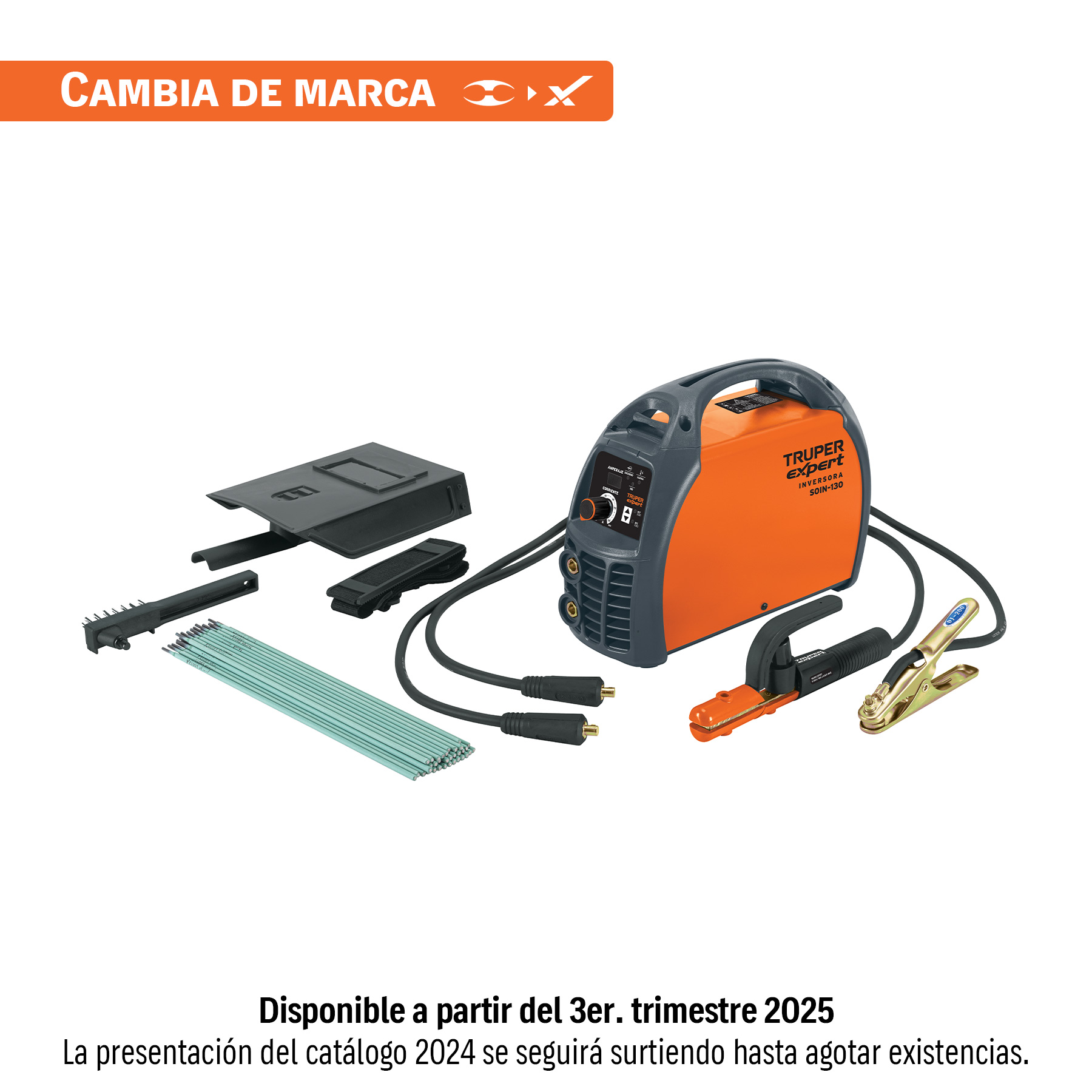 Soldadora inversora 130A, 127V, TRUPER EXPERT