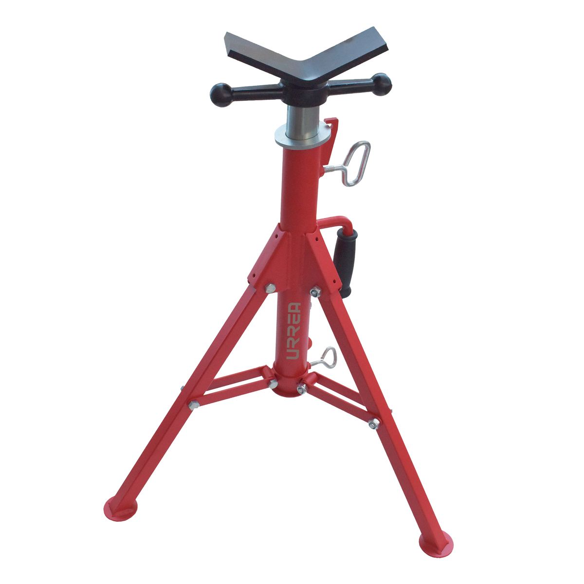 Soporte para tubo con cabezal en V ajustable de 24" a 42"