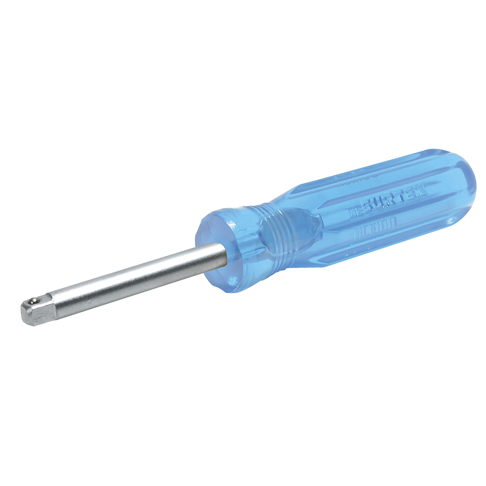 Destornillador con mango ámbar para dado cuadro de 1/4", 3"