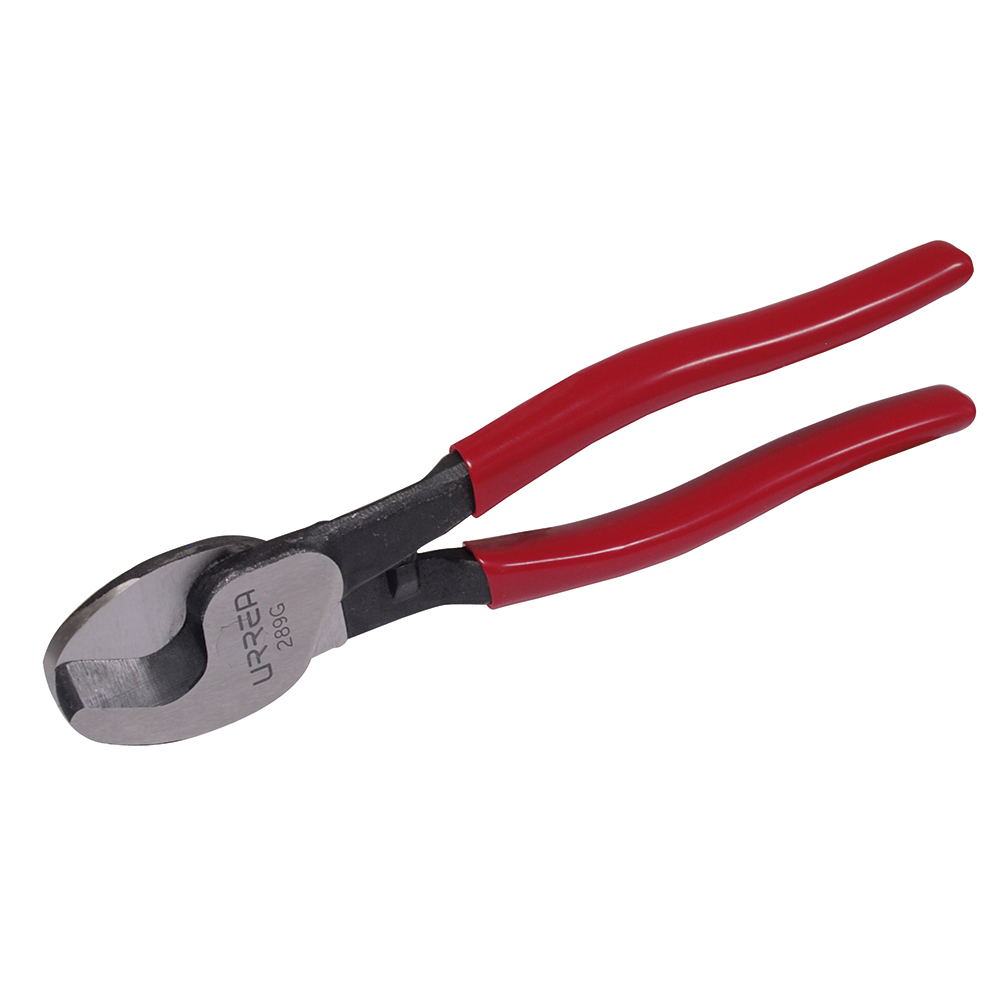 Tijera con mango rubber grip corta cable de cobre AWG 1/0 de 9-1/4"