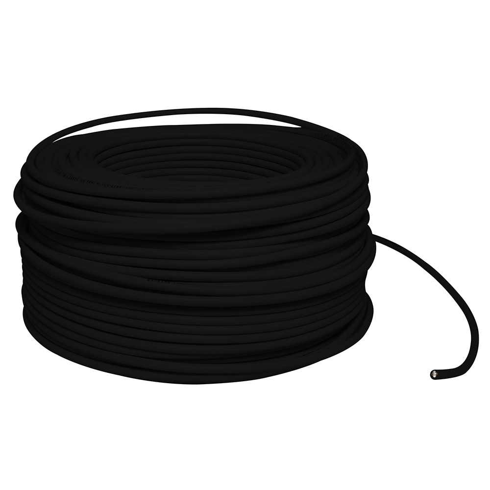 Cable eléctrico THW calibre 14, 100 m color negro, 1625 W