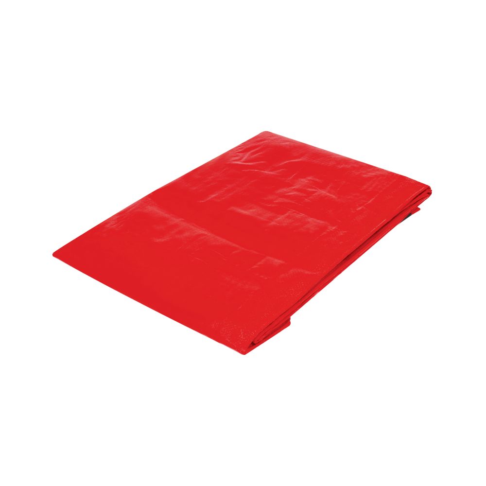 Lona de polietileno 2 x 3 m, roja, 110 g/m2, PRETUL