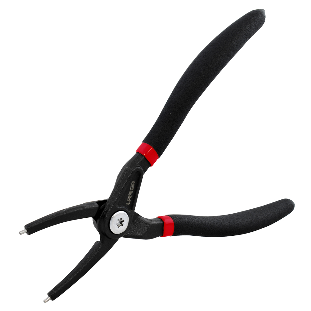 Pinza para anillos de retención con mango de vinil forjadas tipo interno ángulo de 0°